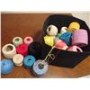 Image 2 : Basket Of Embroidery Floss/Yarn