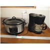 Image 1 : Master Chef Slow Cooker, Proctor-Silex Coffee Maker, Storage Bin