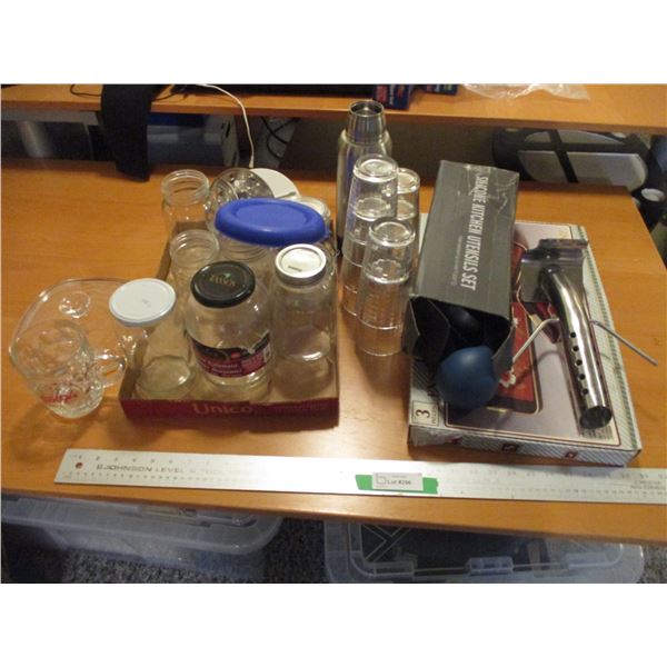 Glassware, Thermos, Silicone Kitchen Utensils, Tray Set, Jars