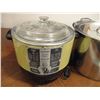 Image 2 : Large Stainless Steel Pot w/Fry Basket, Vintage Torcan Slow Cookers, Hour Glass Shaped Pitcher