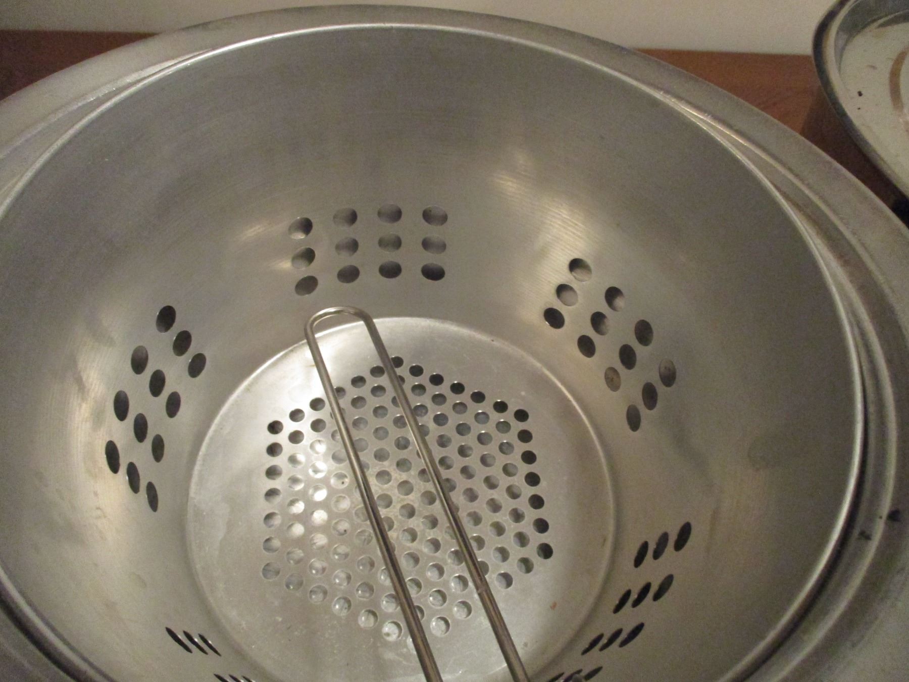 Fries Pitcher Large Stainless Steel Pot w/Fry Basket, Vintage Torcan Slow Cookers ...