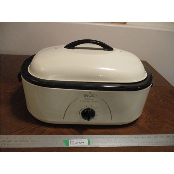 Rival Electric Roaster Oven w/Addition Drop In Pans