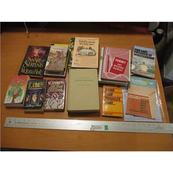 (10) Books/Novels Of Varying Subject Matter