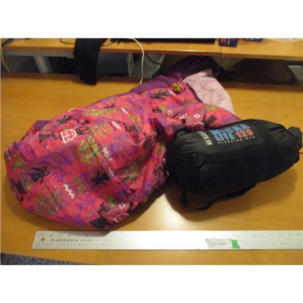 (2) Youth Sleeping Bags - North 49 & World Famous
