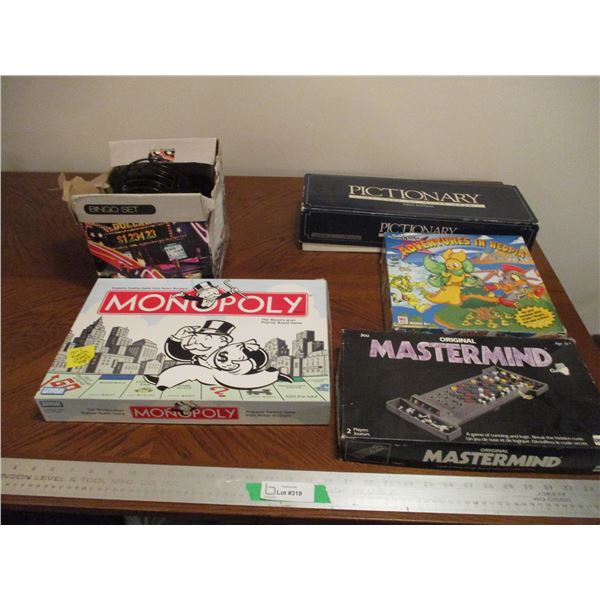 Board Games - Monopoly, Mastermind, Pictionary etc.