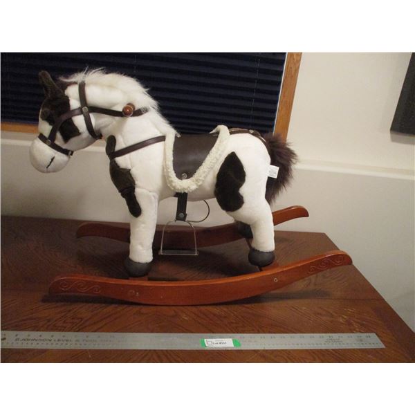 Stuffed Rocking Horse w/Audible Noise/Sound Making & Movement