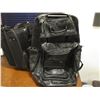 Image 2 : (2 pc) Jaguar & Samsonite Luggage & Leather Back/Pack/Duffle Bag w/Wheels