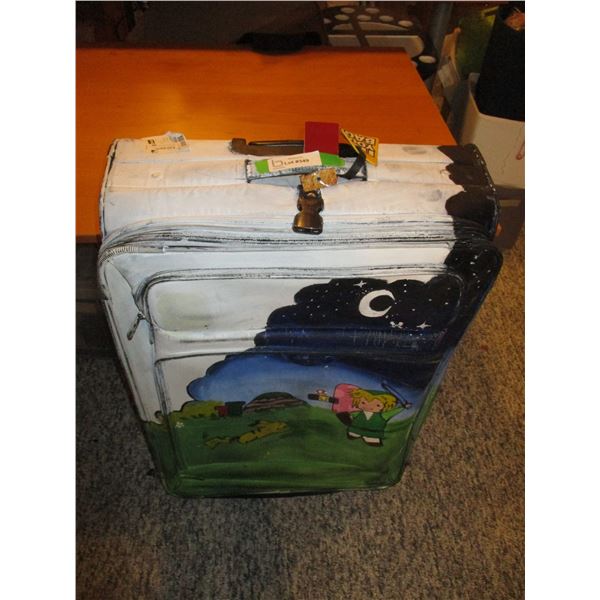 Cellini Hand Painted Suit Case