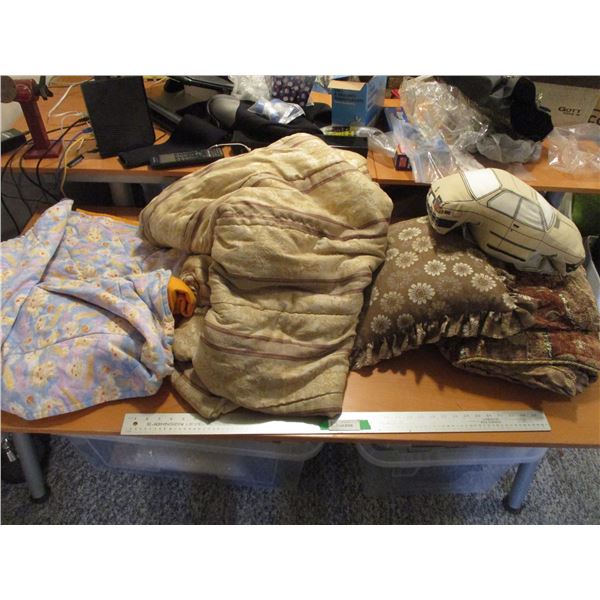 Baby Blanket, Throw Pillows, Blankets, Car Pillow etc.