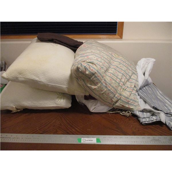 Various Linens - Sheets, Pillows, Bed Skirt etc.