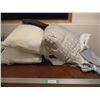 Image 1 : Various Linens - Sheets, Pillows, Bed Skirt etc.