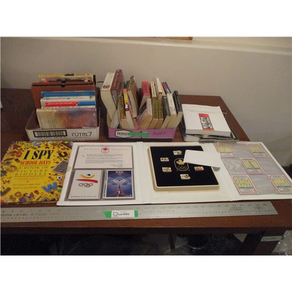 Books of Varying Subject Matter (Short Stories, Novels, Understanding Earth etc.) & Binder of 1992 O