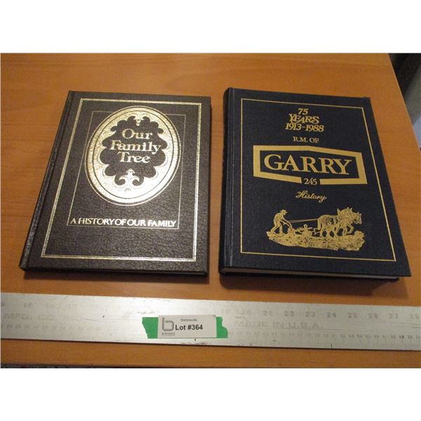 "R.M of Garry History Book" & "Our Family Tree" Books