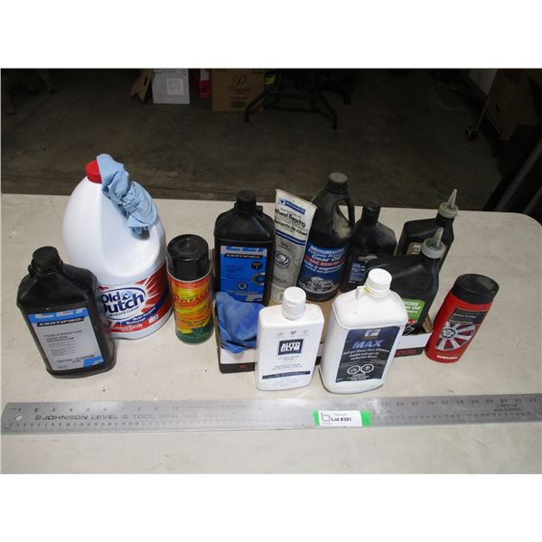 Misc. Oils & Lubricants, Bleach - Power Steering Fluid, Gear Oil, Polish etc.