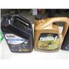 Image 3 : 10w30 & 5w30 Partial Jugs of Motor Oil & (2) 0w20 Synthetic Motor Oil