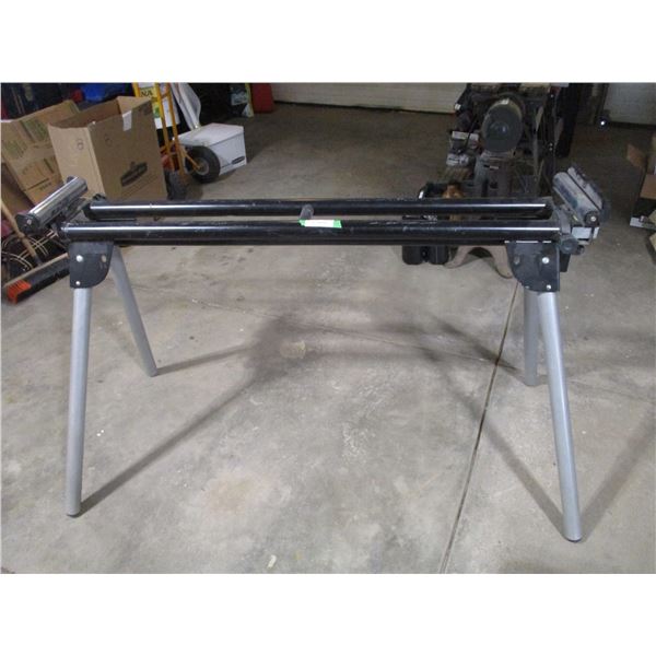 Samona Portable Folding Miter Saw Stand w/Rollers