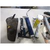 Image 2 : Basket of Grease Guns, Caulking Guns, Black & Decker 12v Cordless Drill, Tube of Grease, Kunys Tool 