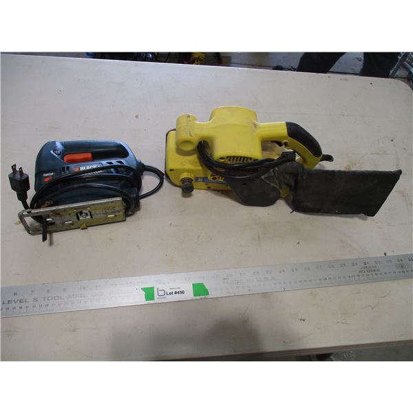 Power Fist Belt Sander & Black&Decker Jig Saw Bodnarus Auctioneering