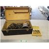 Wooden Box w/(2) Black & Decker Routers & Bits