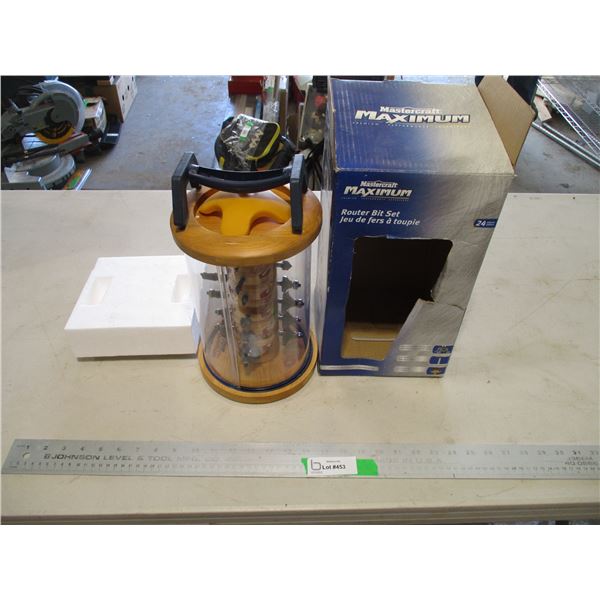 (24 pc) Mastercraft Maximum Router Bit Set