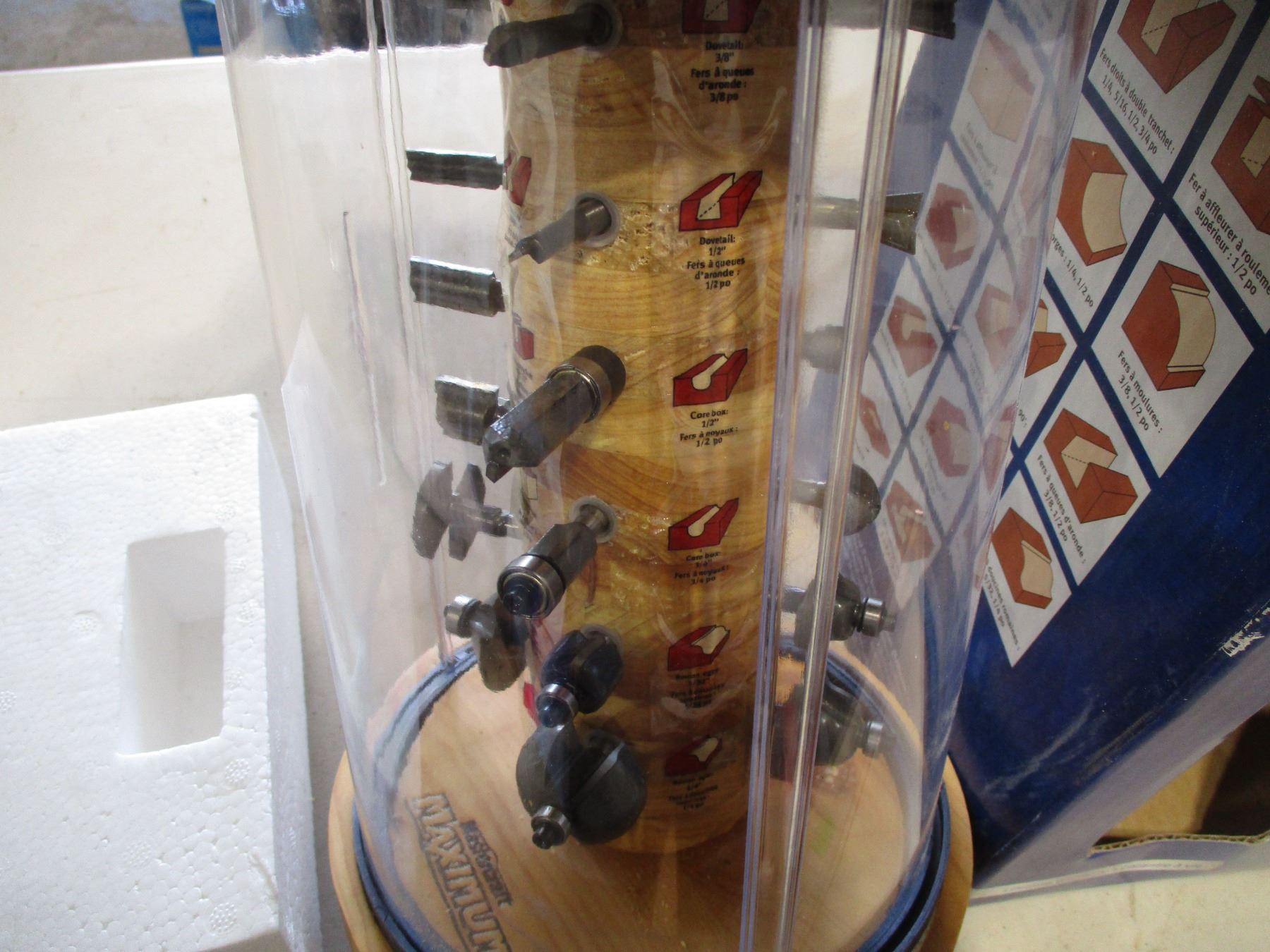 (24 pc) Mastercraft Maximum Router Bit Set - Bodnarus Auctioneering