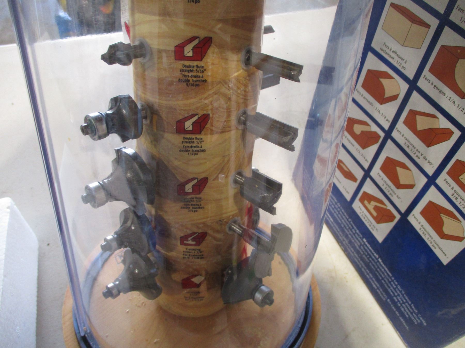 (24 pc) Mastercraft Maximum Router Bit Set - Bodnarus Auctioneering