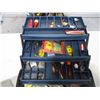 Image 2 : Fishing Tackle Box w/Contents (Line, Filleting Knife, Lures etc.)