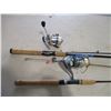 Image 2 : (2) Shakespeare Combo Spinning Reels (One Has Quantum Reel)