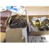 Image 4 : Various Items - Partial Gun Cleaning Kit, Cement Nails, Fittings, Door Pulls, Misc. Hardware etc.