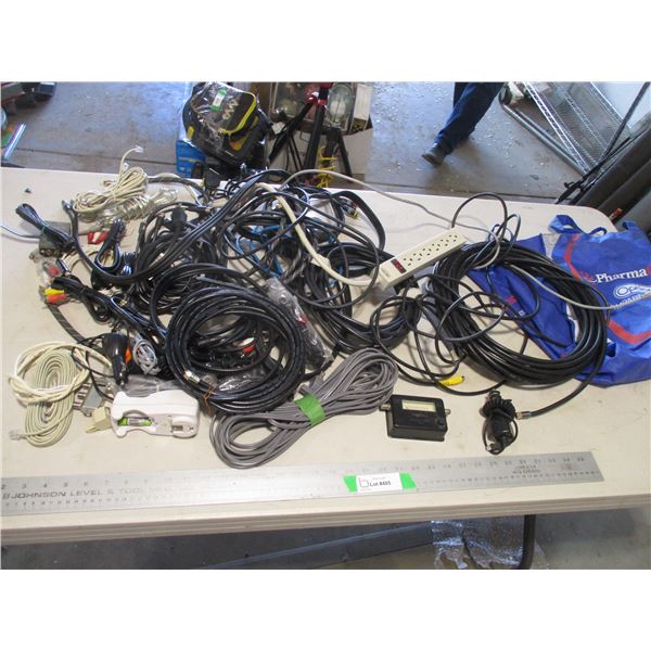 Power Bar, Coaxial Cable, AV Cables, WLAN Cables, Spitters, Satellite Signal Finder etc.