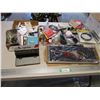 Image 1 : Various Items - Splitters, Playing Cards, Candle Snuffer, Keyboard, Various Cables, Fine Drill Bit S