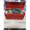 Image 1 : Three Drawer Tool Chest w/Contents (Electrical Components)