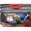 Image 5 : Mastercraft Wheeled Plastic Tool Box/Caddy w/Contents
