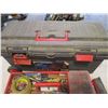 Image 6 : Mastercraft Wheeled Plastic Tool Box/Caddy w/Contents