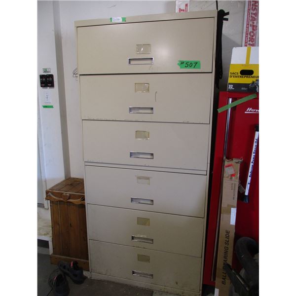 36"x18"x77" Tall File Cabinet