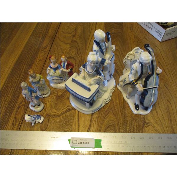 (6) Porcelain Figurines - Made in Taiwan