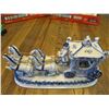 Image 2 : Porcelain Horse & Carriage - Made in Taiwan