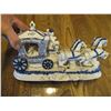 Image 3 : Porcelain Horse & Carriage - Made in Taiwan