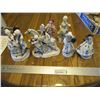 Image 1 : (6) Porcelain Figurines - Made in Taiwan (One is A Music Box)