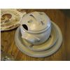 Image 4 : (2) Large Serving Platters, Stoneware Soup Terrine & (2) Beer Mugs