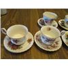 Image 2 : (6 Sets)China Tea Cups & Saucers - (4)Royal Albert, Windsor, Royal Standard