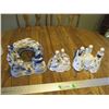 Image 1 : (3 pcs) Giftcraft Porcelain Décor.