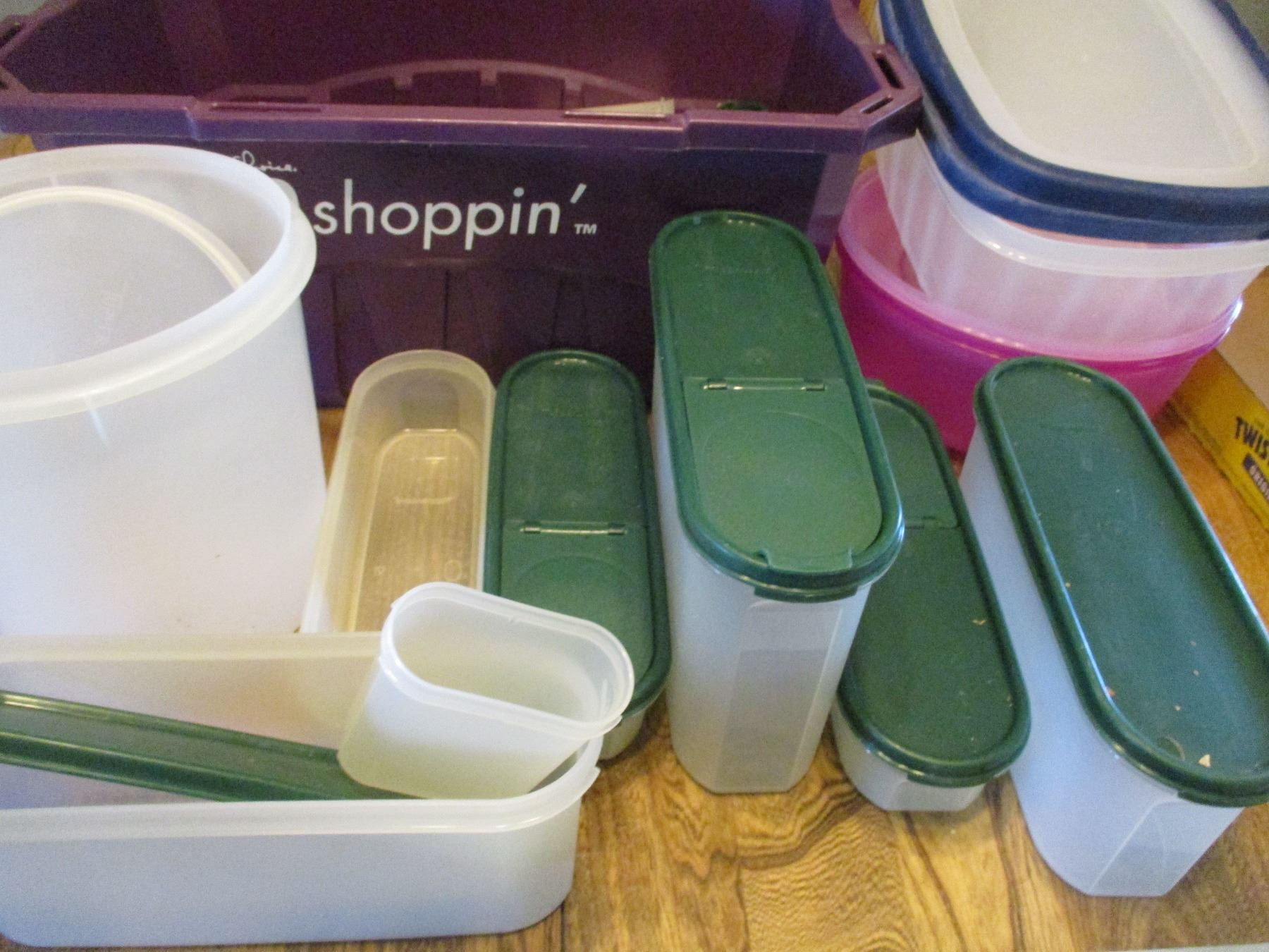 (15+ pcs) Tupperware Reusable Storage Containers & Shopping Bin ...