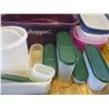 Image 2 : (15+ pcs) Tupperware Reusable Storage Containers & Shopping Bin