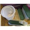 Image 3 : (15+ pcs) Tupperware Reusable Storage Containers & Shopping Bin