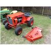 Image 1 : 1977 Case 224 Garden Tractor, Kohler 14HP Motor w/40" Mower Deck (Running) - S/N 9737750