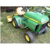 Image 2 : 1977 John Deere 214 Garden Tractor, Kohler  w/Tiller Attachment (Runs, Smokes Some)