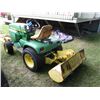 Image 7 : 1977 John Deere 214 Garden Tractor, Kohler  w/Tiller Attachment (Runs, Smokes Some)
