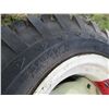 Image 5 : (2) Garden Tractor Rim/Tire (23x8.5-12 Tires) & (1) 16x6.5-8 Rim/Tire