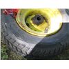 Image 7 : (2) Garden Tractor Rim/Tire (23x8.5-12 Tires) & (1) 16x6.5-8 Rim/Tire